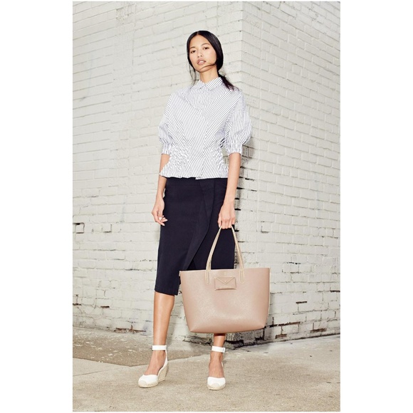 MARC JACOBS New Wedge Perforated Lamb Leather Pump Ankle Strap Espadrille๐HP๐ - Picture 3 of 9